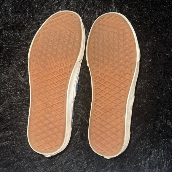 unisex blue checkered/tropical ‘Vans’ - Picture 6 of 7